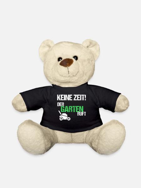 Keine Zeit der Garten ruft - Teddy - Schwarz