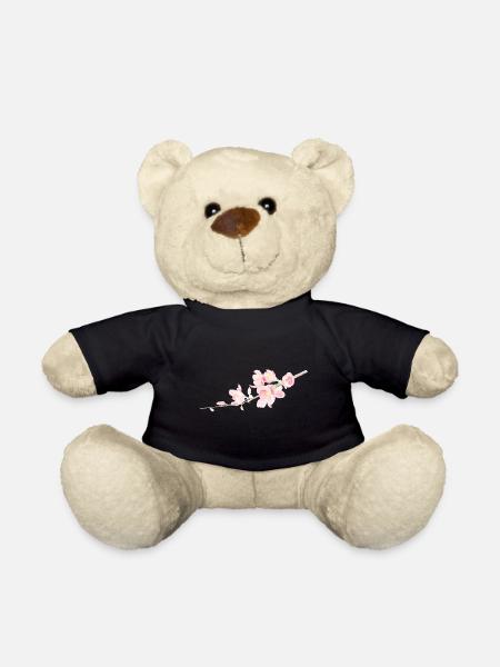 Fleur de cerisier - Sakura - Nounours - noir