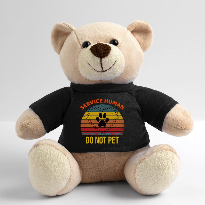 Service Human, Emotional Support Human Teddy Bear