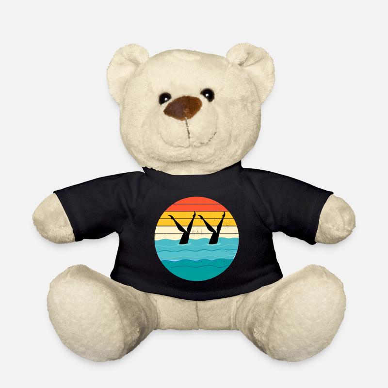 Synchro Schwimmer Synchronschwimmen Vintage - Teddy - Schwarz