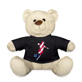 Fußball der US-Nationalmannschaft Fußball - Teddy - Schwarz - Vorne