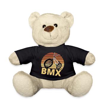 Bmx / bmx fahrer / Freestyle Bmx / Bmx Flatland - Nounours - noir - Devant