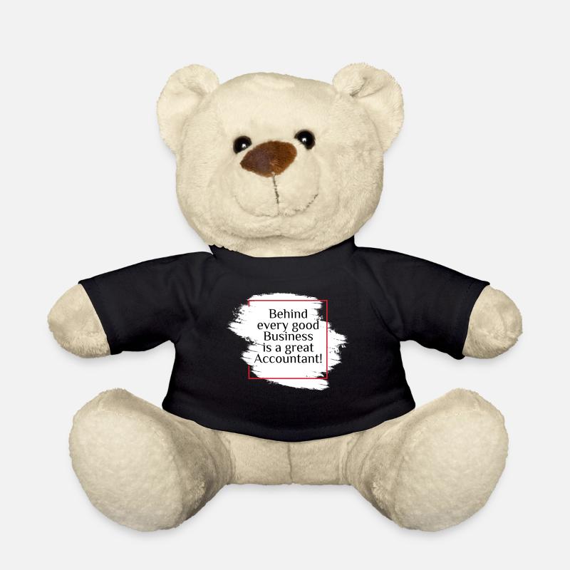 Comptable Comptabilité Cpa Drôle dire cadeau - Nounours - noir