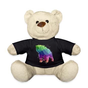 Bär Braunbär Wildnis - Teddy - Schwarz - Vorne