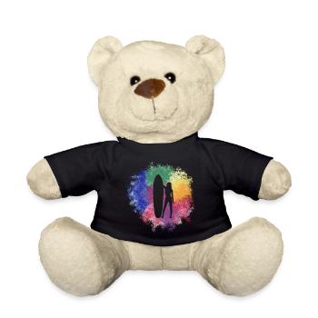 Surfeuse fille - Nounours - noir - Devant