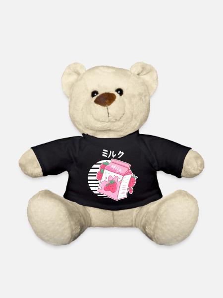 Ästhetische rosa Pastell koreanische - Teddy - Schwarz