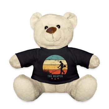 THE REAPER grunge The Grim Reaper saying Motorsense - Teddy Bear - black - Front