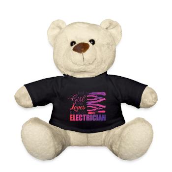 Electrician - Teddy Bear - black - Front