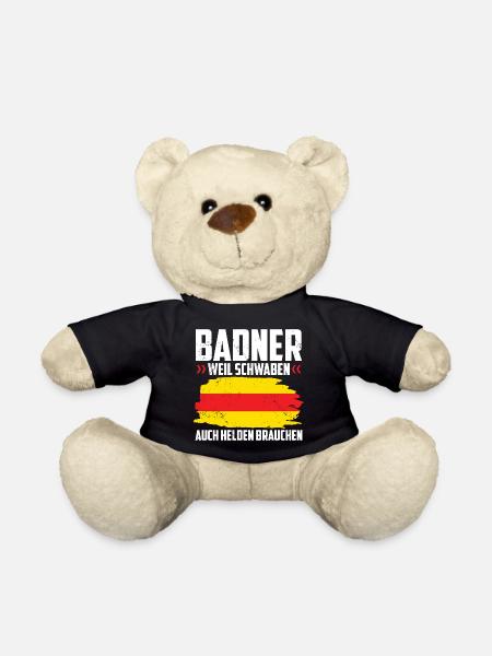 Badner Geschenke | Baden Badisch Badener Karlsruhe - Teddy - Schwarz