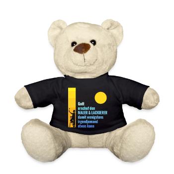 Stolzer Maler Spruch für Maler und Lackierer - Teddy - Schwarz - Vorne