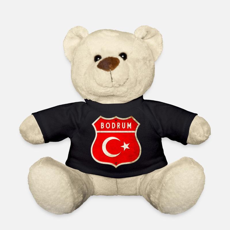 Armoiries du drapeau de la Turquie - Nounours - noir