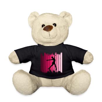 Eiskunstlauf Eiskunstlauf Schlittschuh Tanz Tänzerin Mama - Teddy - Schwarz - Vorne
