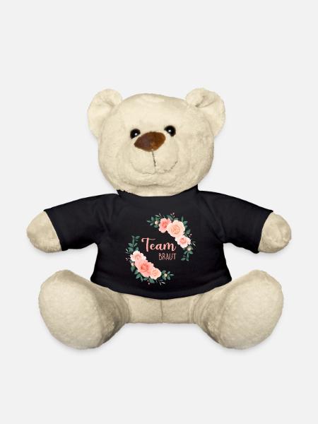 Team Braut Junggesellinnenabschied Poltern - Teddy - Schwarz