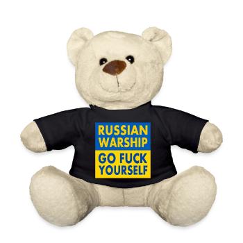 russian warship go f yourself - Teddy - Schwarz - Vorne