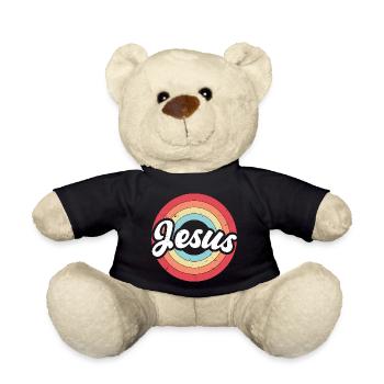 Jesus Vintage - Teddy - Schwarz - Vorne