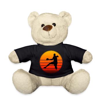 Handball Games Handball Players Women's Handball - Teddy Bear - black - Front