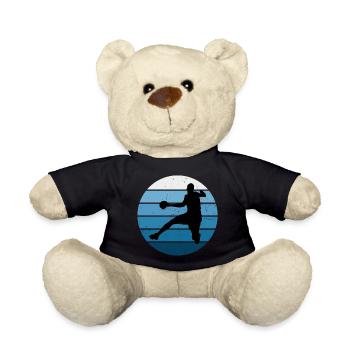 Joueurs de handball masculin Handball handball féminin - Nounours - noir - Devant