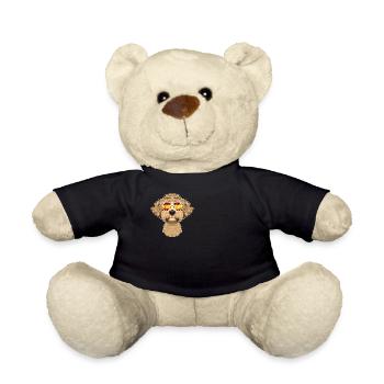 Labaradoodle I Spain Sunglasses I Spanish Flag - Teddy - Schwarz - Vorne