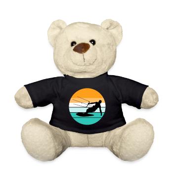 Kiteboarding Kiteboarder Kitesurfen Kitesurfen - Teddy - Schwarz - Vorne