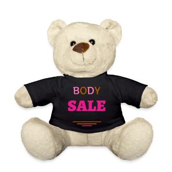 Expressionistische Farbexplosion auf T-Shirts - Teddy - Schwarz - Vorne
