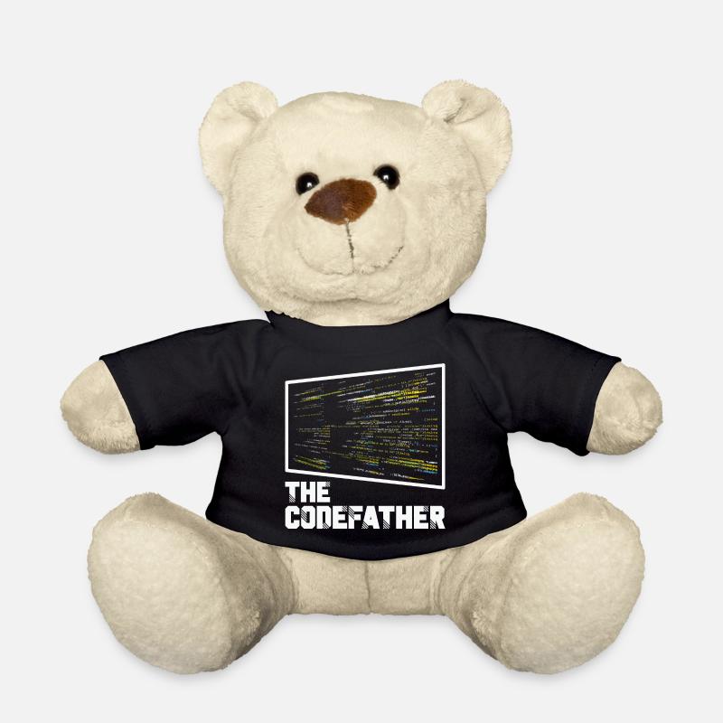 The Codefather Programmer Coding Coder Funny - Teddy - Schwarz