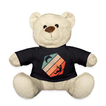 Kite Femmes Kitesurf Kitesurf Kitesurfer - Nounours - noir - Devant