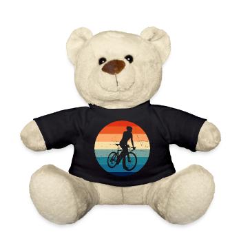Men's Road Cycling Road Cyclist Road Bike - Teddy Bear - black - Front