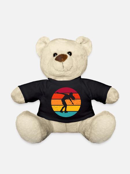 Roller Skate Men Roller Skating Roller Skating - Teddy Bear - black