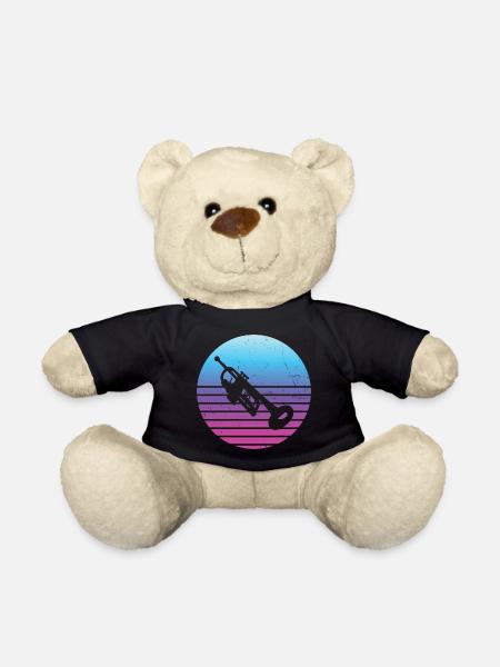 Trumpeter Trumpet Players Women's Trumpet Player - Teddy Bear - black