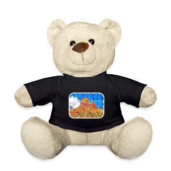 Arizona USA Aquarelle Dessin Dessin Illustration - Nounours - noir - Devant