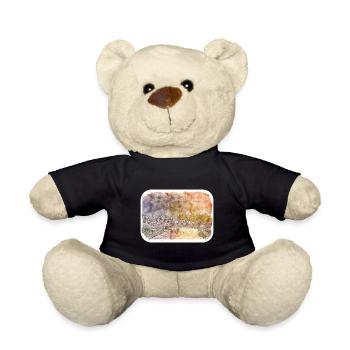 Rio de Janeiro Brésil Aquarelle Dessin - Nounours - noir - Devant