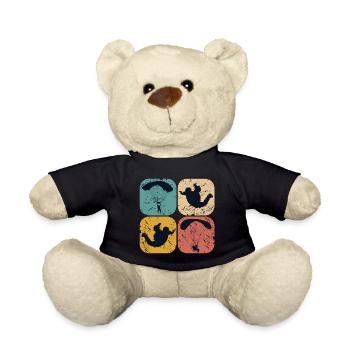 Paragliding - Teddy Bear - black - Front