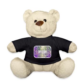 Amsterdam Niederlande Aquarellskizze Zeichnung - Teddy - Schwarz - Vorne