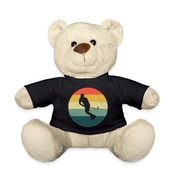 Innebandy Floorball Herren Unihockeyspielen - Teddy - Schwarz - Vorne