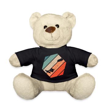 Kitesurfer Kite Kitesurf Kitesurf Kiting - Teddy Bear - black - Front