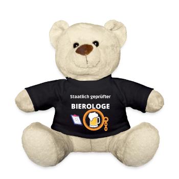 Staatlich geprüfter Bierologe - Teddy - Schwarz - Vorne