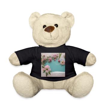 Fleurs dans la baignoire Pink Beautiful III - Nounours - noir - Devant