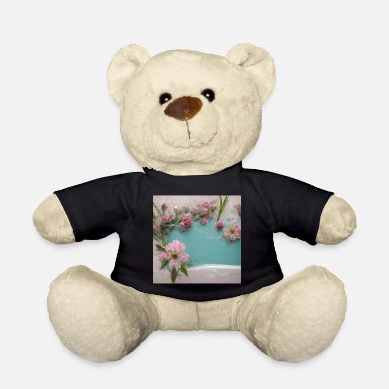 Fleurs dans la baignoire Pink Beautiful III - Nounours - noir