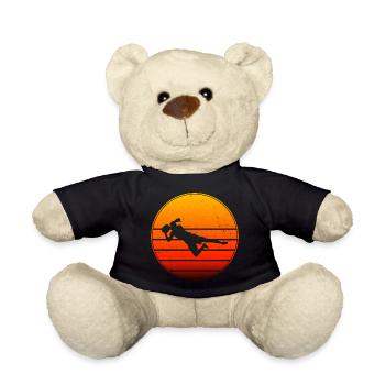 Men's Footballer Footballer Football Goalkeeper - Teddy Bear - black - Front