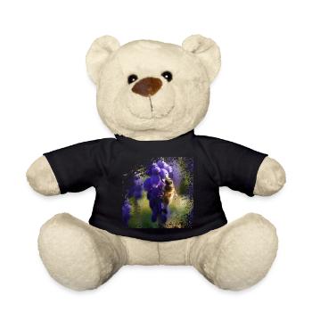 Abeille mellifère à la recherche de nourriture - Nounours - noir - Devant