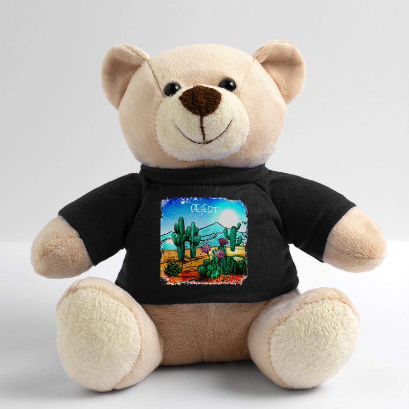 Cacti in a desert landscape Teddy Bear