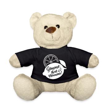 Gimme Vitamins Ironic Sommerlimonadensaft - Teddy - Schwarz - Vorne