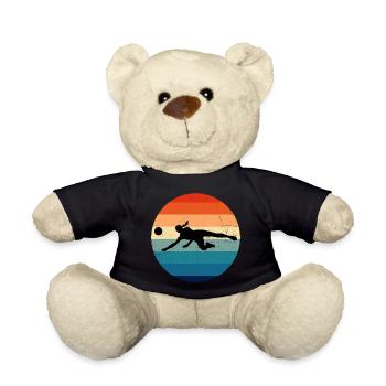 Volley-ball masculin féminin Volley-ball - Nounours - noir - Devant