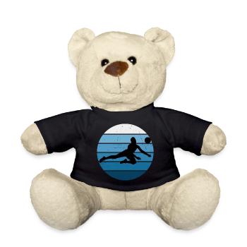 Volleyeuse Volleyeuse Volleyeuse Volleyball - Nounours - noir - Devant