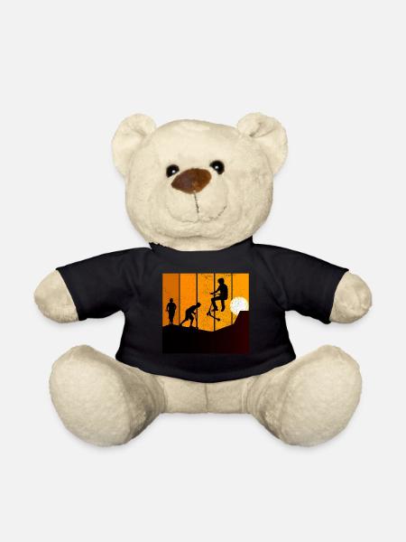 Stunt Scooter Freestyle Scootern Reiten Sonnenuntergang - Teddy - Schwarz