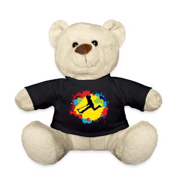 Stunt Scooter Freestyle Scootering Riding Colorful - Teddy Bear - black - Front
