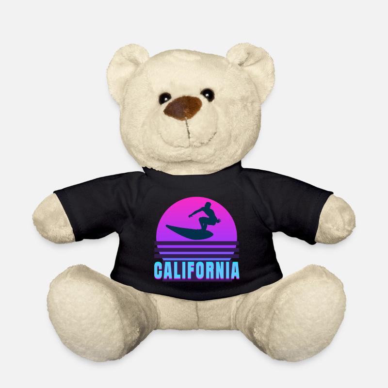 Californie, California, surf - Nounours - noir