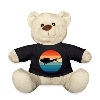 Diver Diving Damen Tauchen Herren Scuba Tauchen - Teddy - Schwarz - Vorne
