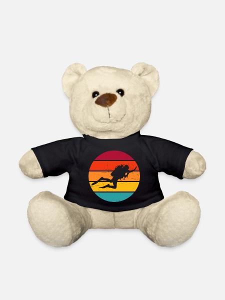 Tauchen Scuba Tauchen Herren Damen Diver - Teddy - Schwarz