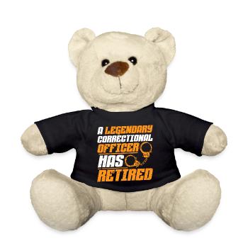 Retired Correctional Officer – Prison Officer Jail - Teddy - Schwarz - Vorne